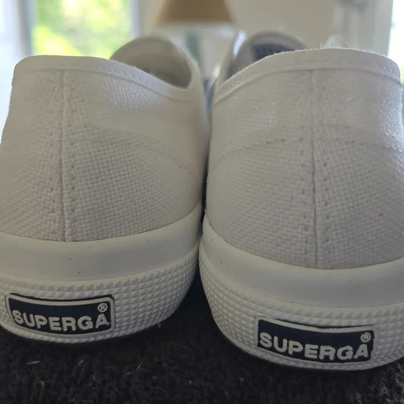 Superga Cotu Classic 2750 White Womens 8 Men 6.5 - Picture 2 of 11